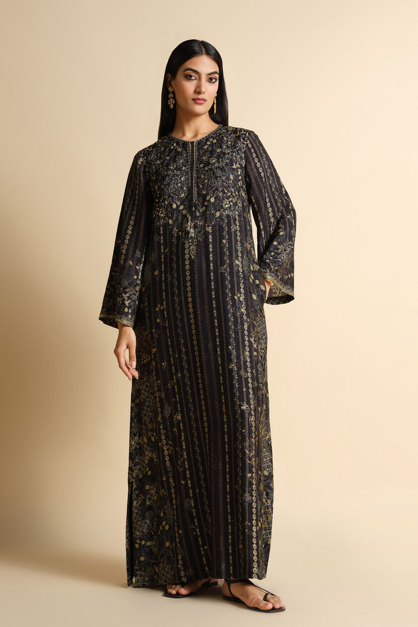 Rumiana Kaftan - Black, Black, image 1