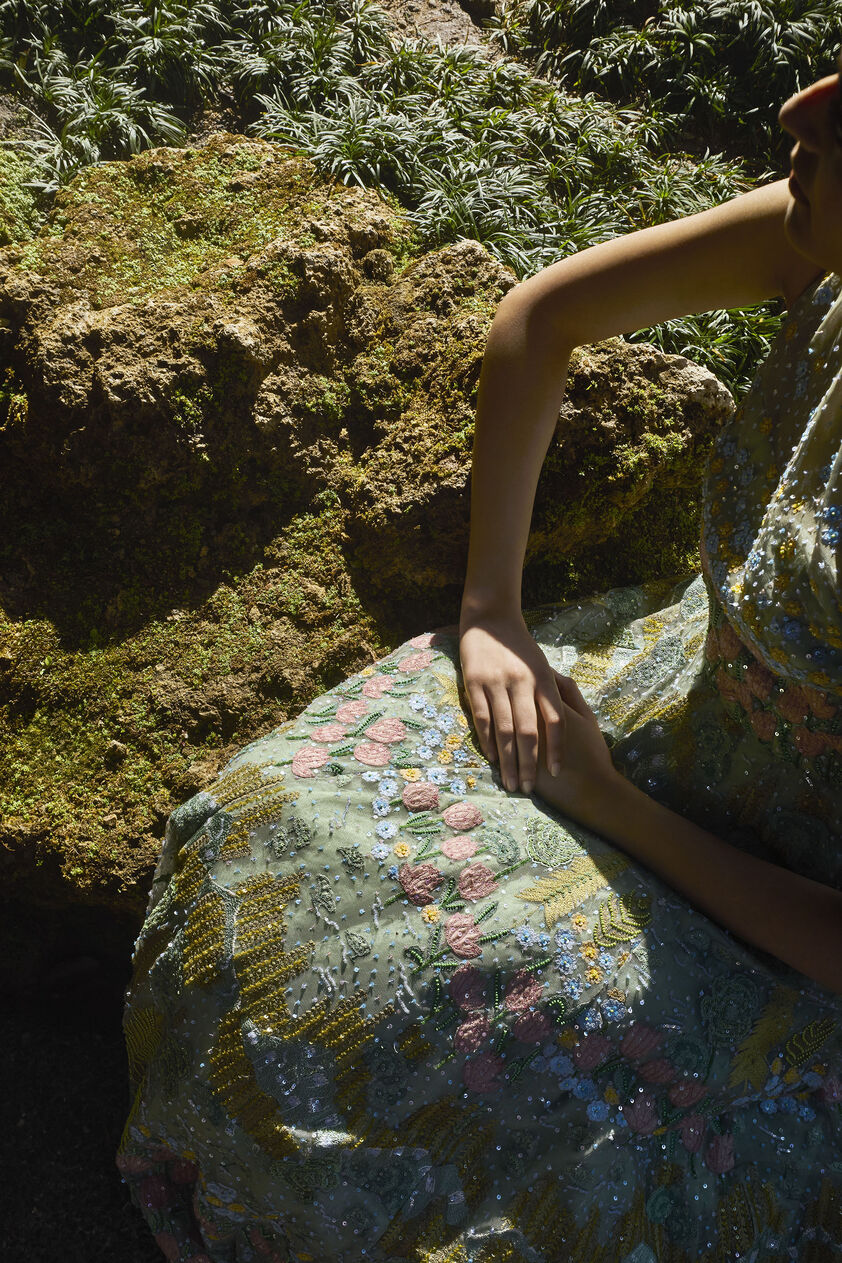Lakeforest Embroidered Dress - Sage, Sage, image 7