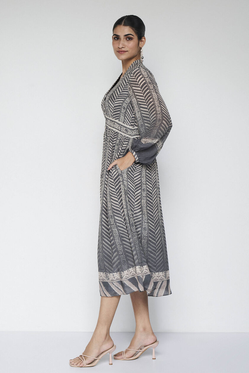 Johanna Dress - Grey, Grey, image 2