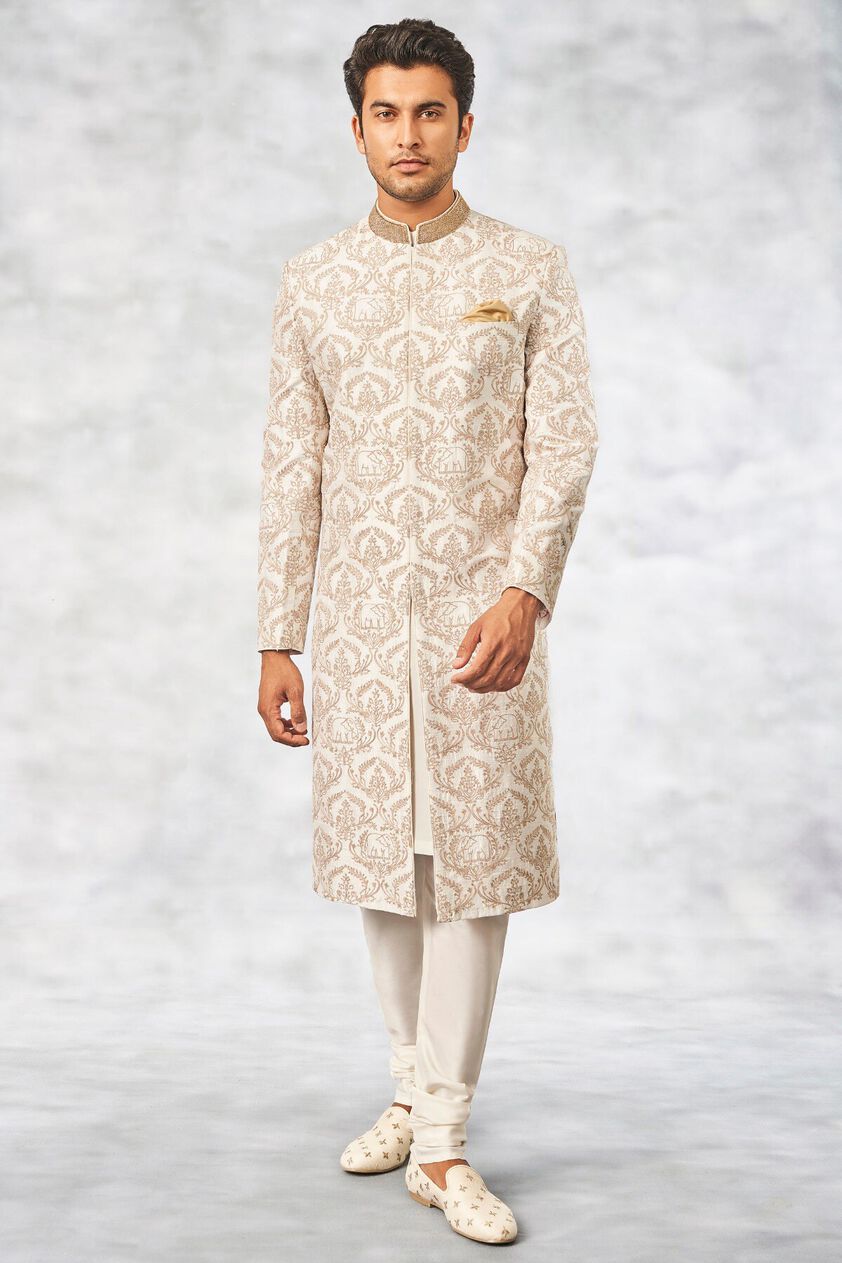2 - Balaj Sherwani – White, image 2
