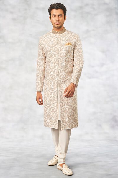 Balaj Sherwani - White