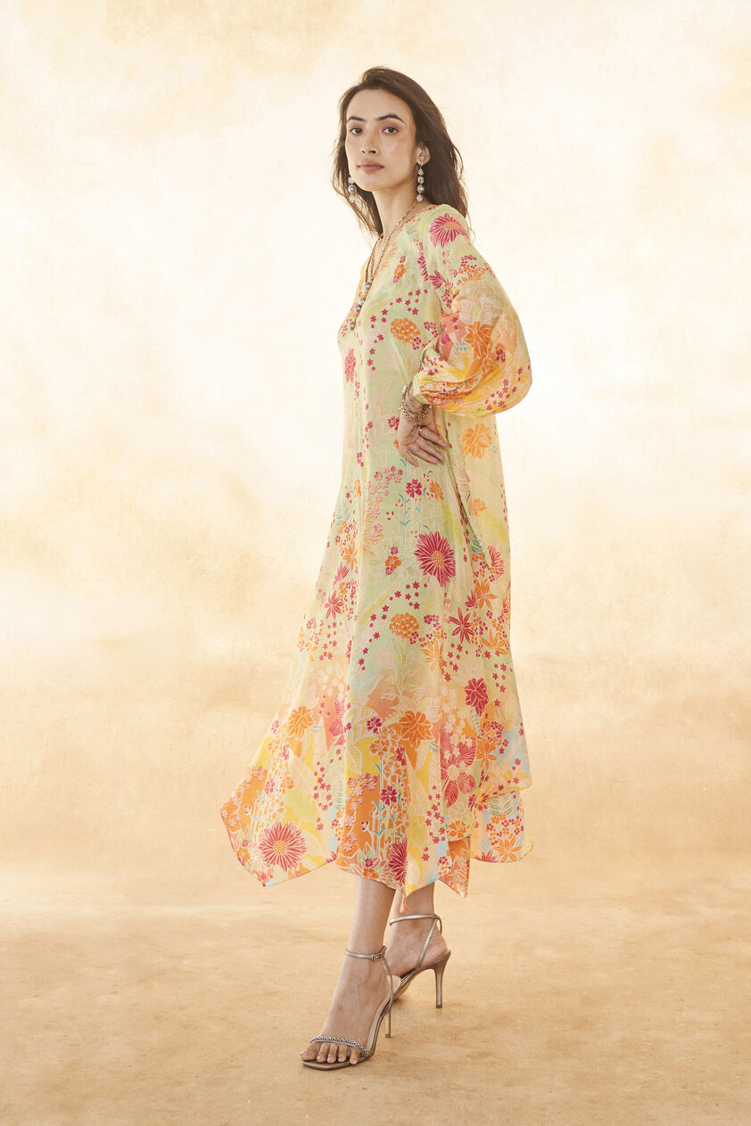 Juliette Tunic Dress - Lime, Lime, image 3