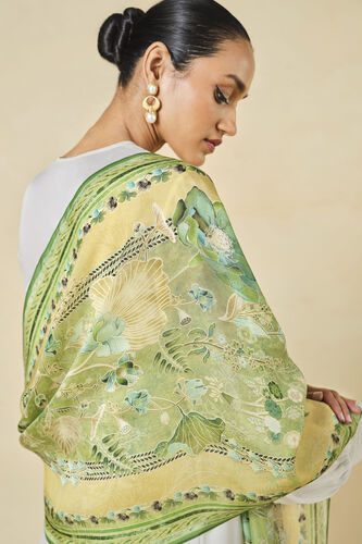 Moselle Stole - Lime, Lime, image 2