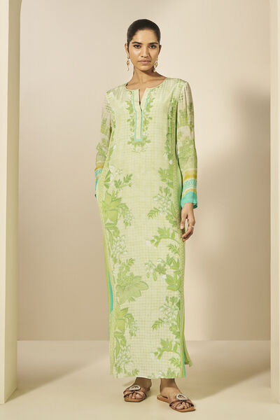 Mongo Kaftan - Lime