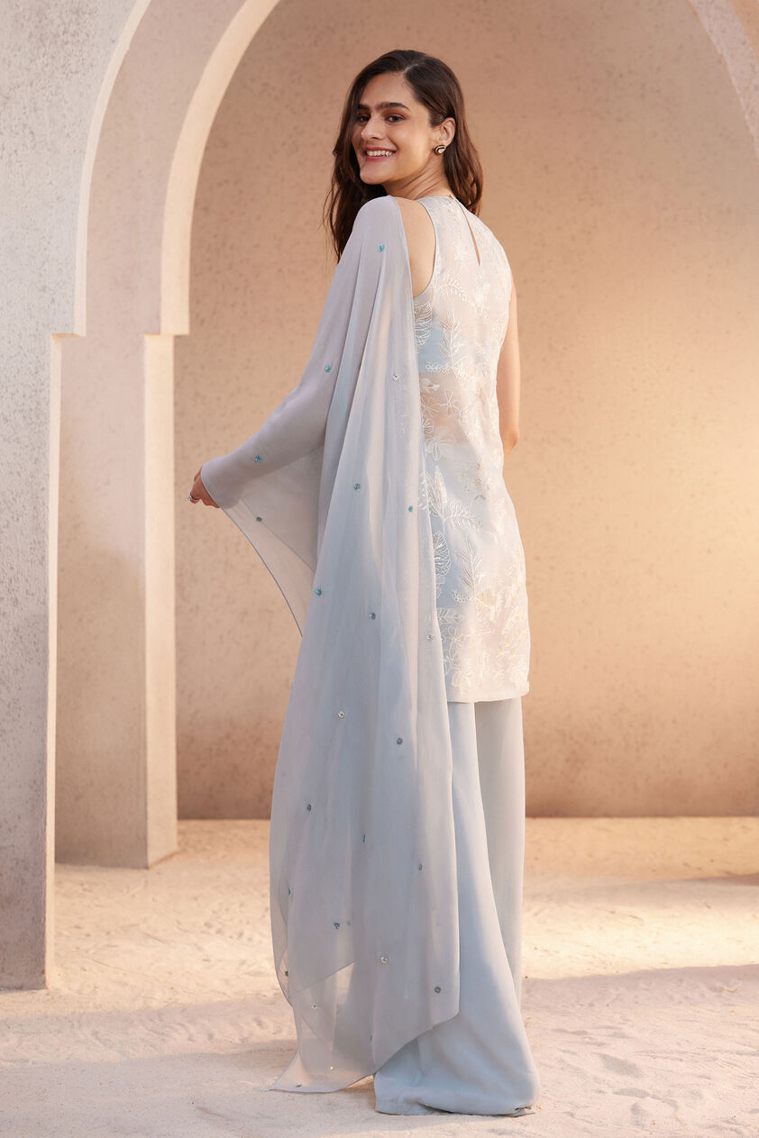 Asma Suit Set - Powder Blue, Powder Blue, image 4