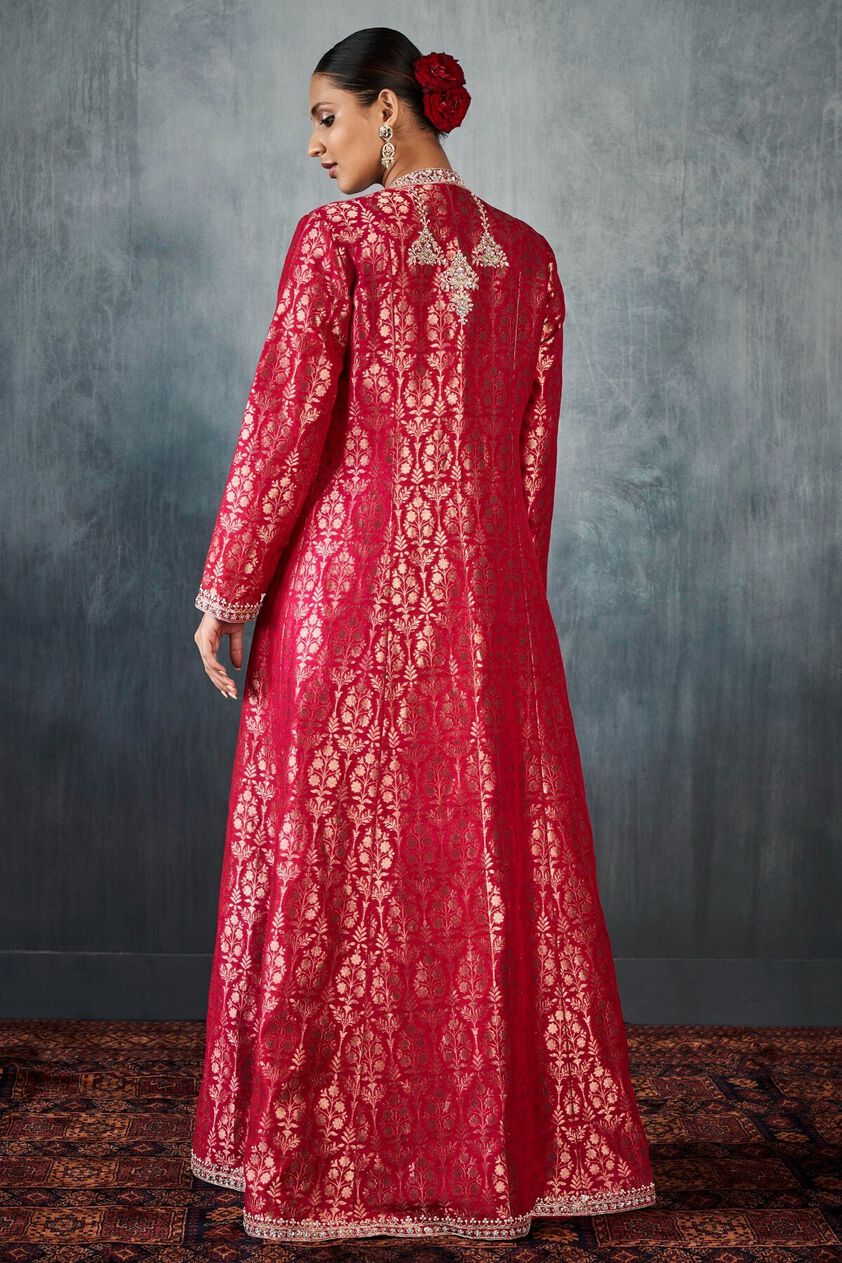 3 - Selena Jacket Set - Red , image 3