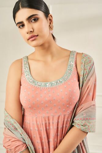 5 - Sravya Anarkali Set – Pink, image 5