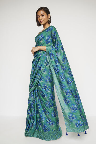 Francesca Saree - Green