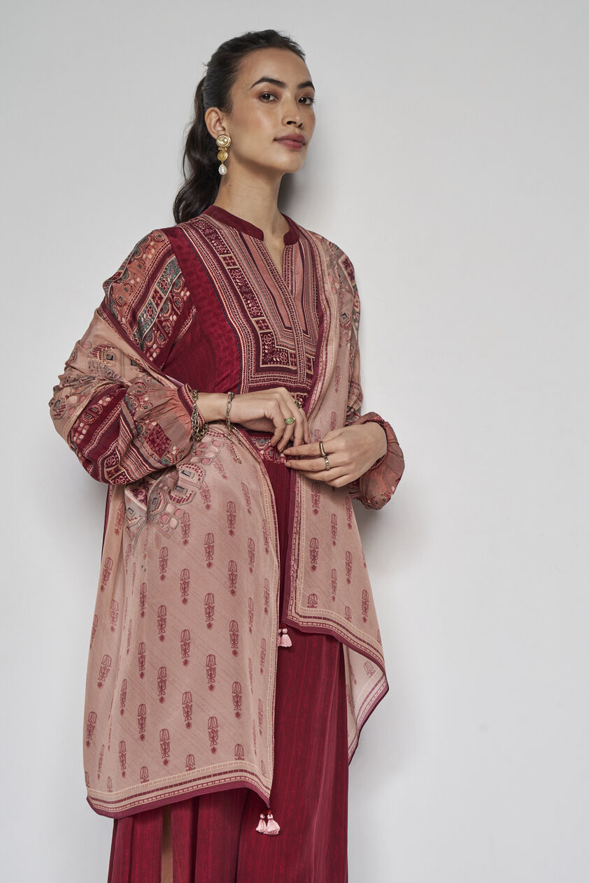 Rosario Stole - Onion Pink, Onion Pink, image 1