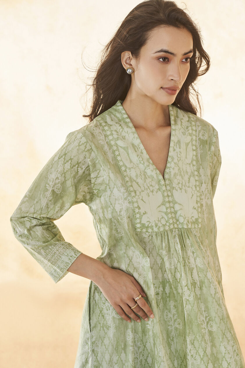 Estaa Kurta Set - Sage, Sage, image 4
