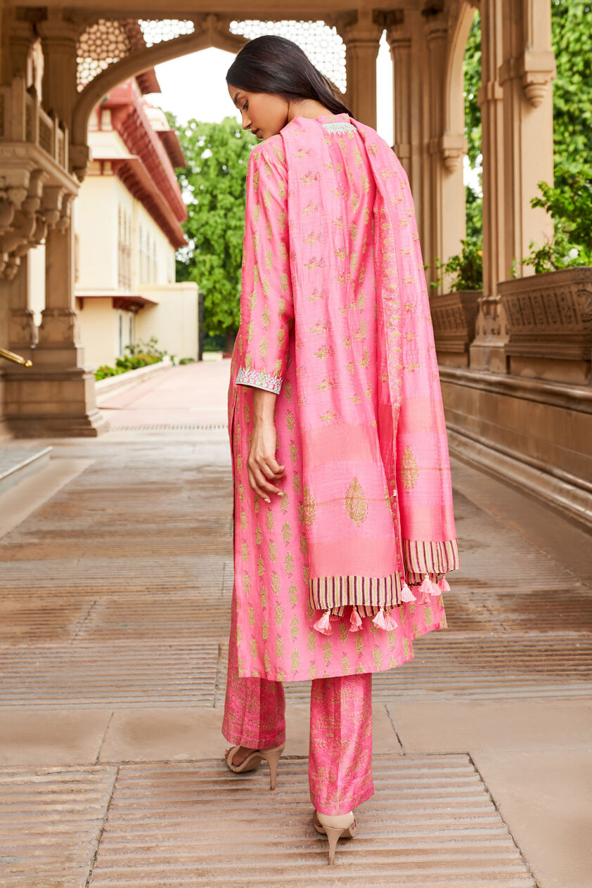 Gulnaz Kurta Set - Pink, Pink, image 4