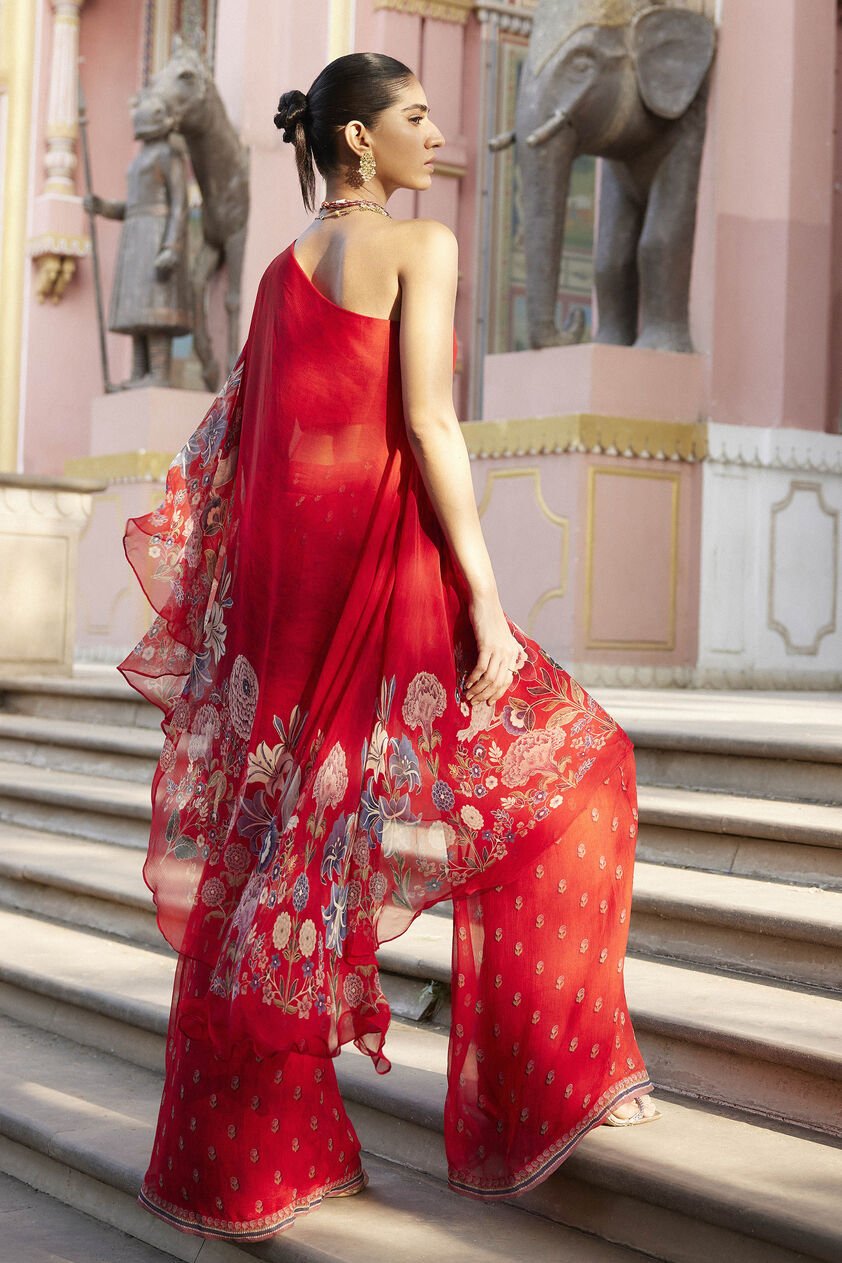 Elaheh Pant Set - Red, Red, image 4