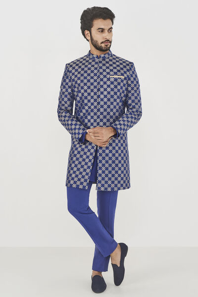 Jeet Sherwani- Navy