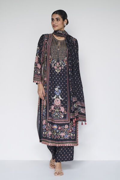 Elnaz Suit Set - Black