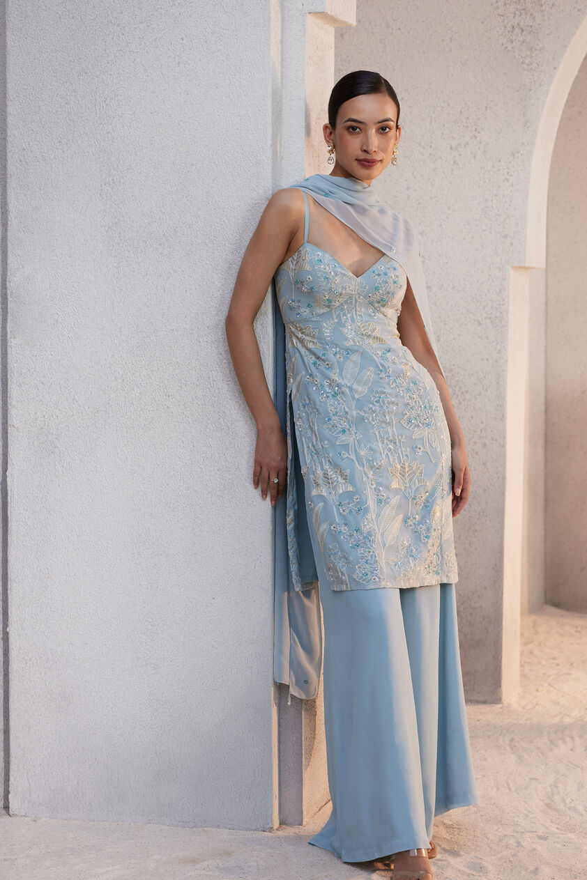 Sabia Suit Set - Powder Blue, Powder Blue, image 1