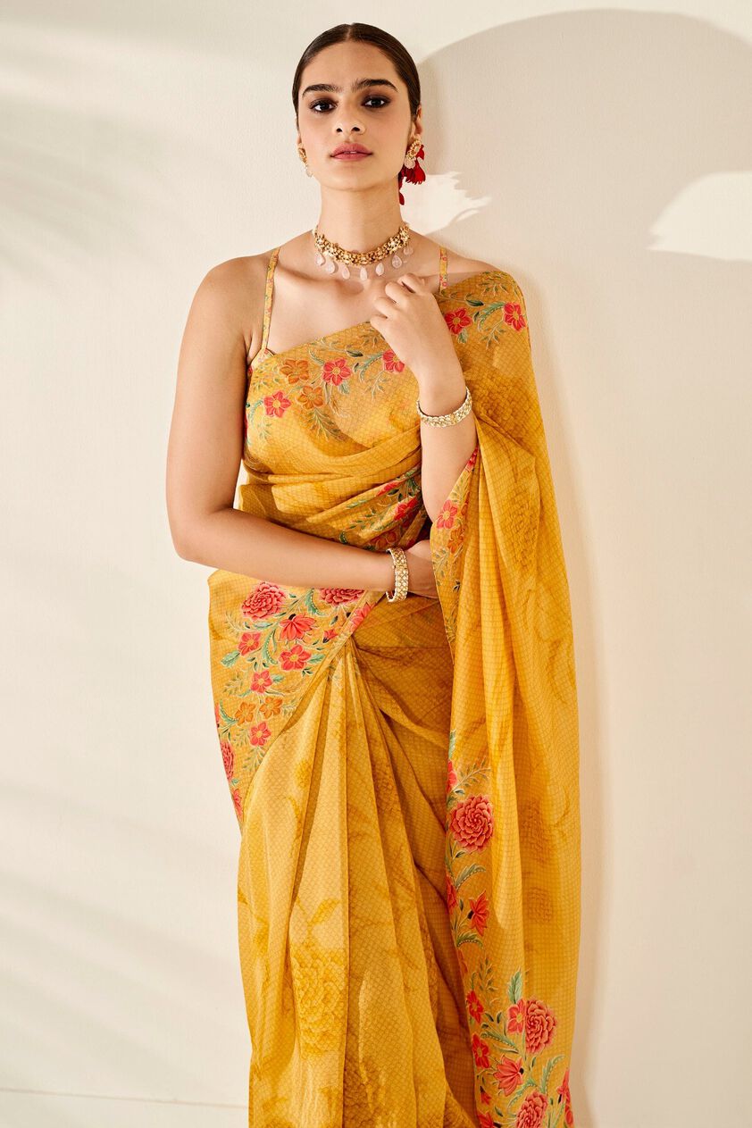 5 - Anya Saree–Yellow, image 5