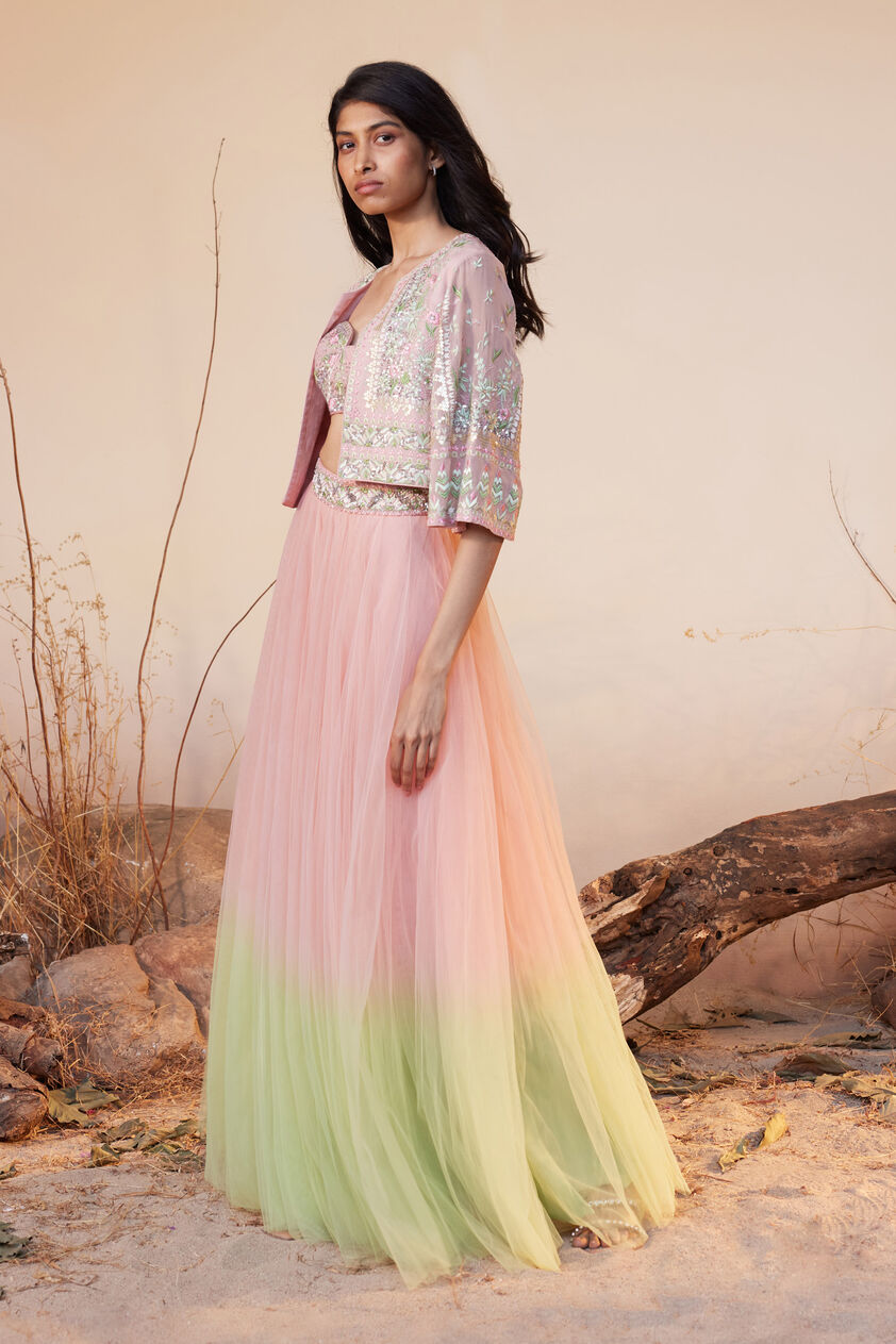 Naila Skirt Set - Blush, Blush, image 4