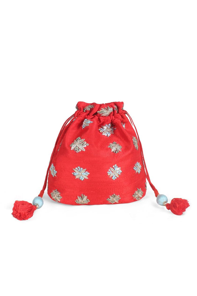 1 - Crimson Red Potli, image 1
