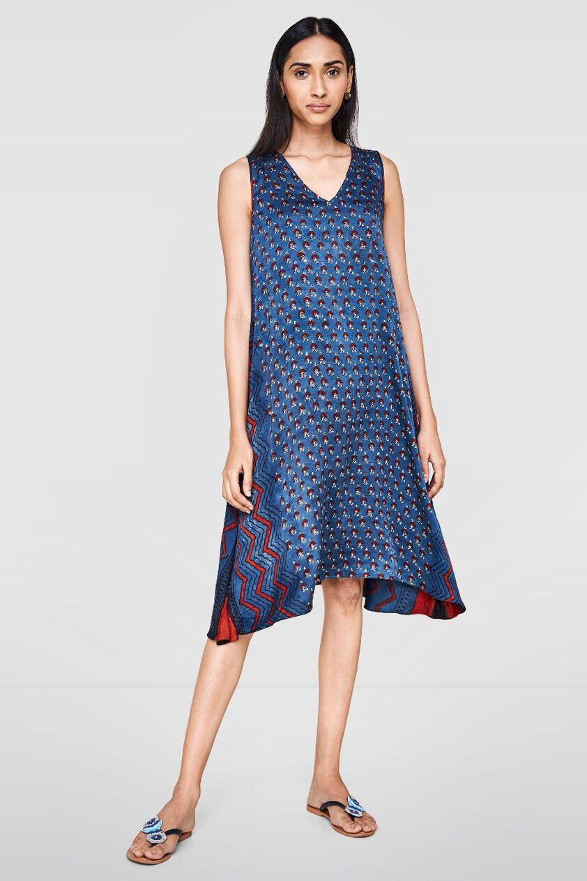 1 - Ajrakh Tunic Dress , image 1