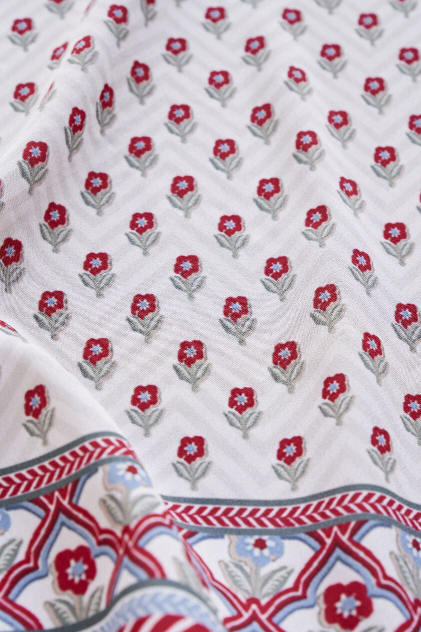 Ryaan Pocket Square - Off White, Off White, image 2