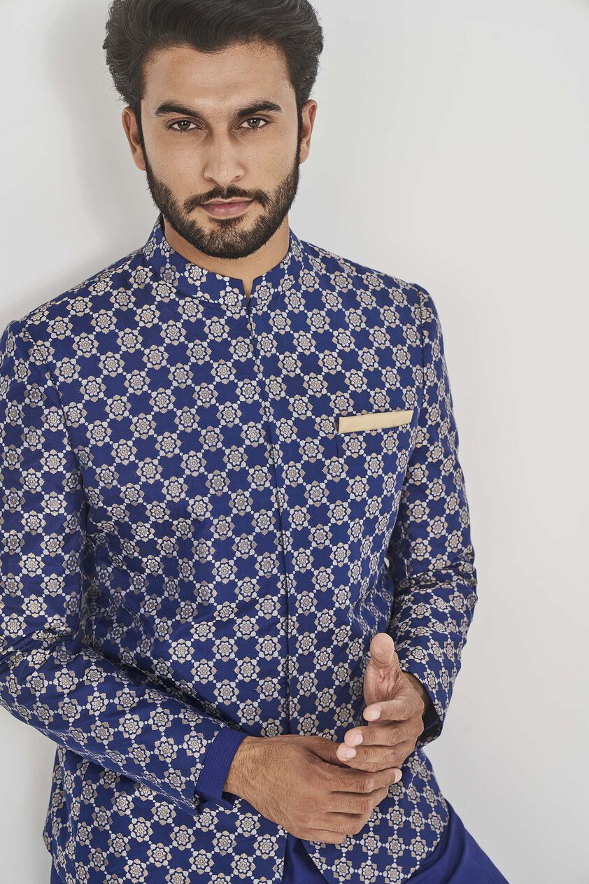 Purnit Bandhgala - Navy, Navy, image 5