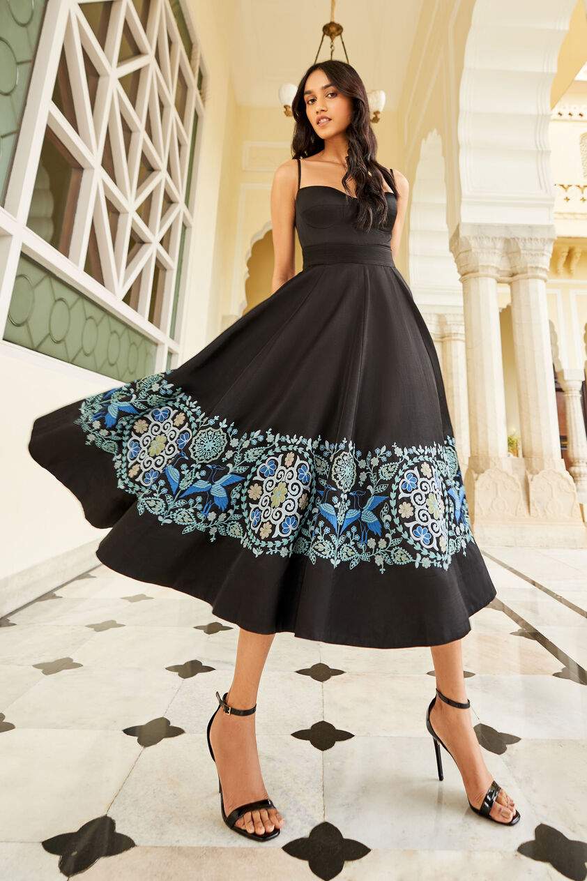 Valeska Dress - Black, Black, image 1