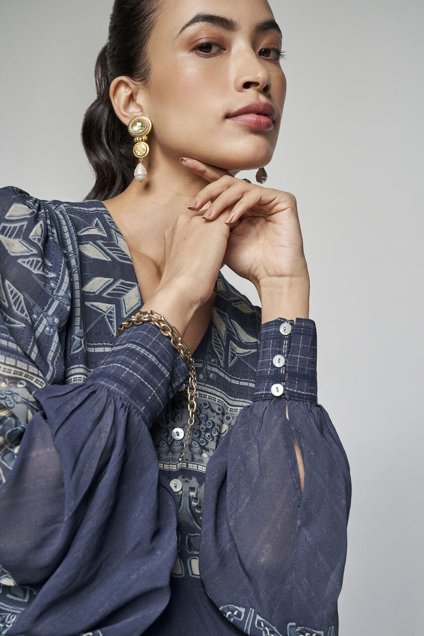 Demna Dress - Blue, Blue, image 7