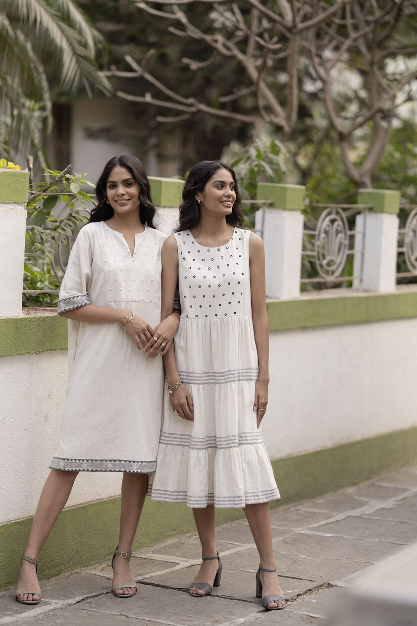 Fort Dress - Off White, Offwhite, image 4