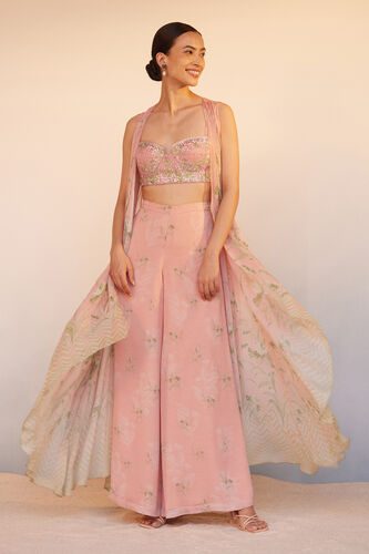 Sama Crop Top Pant Set - Blush, Blush, image 1