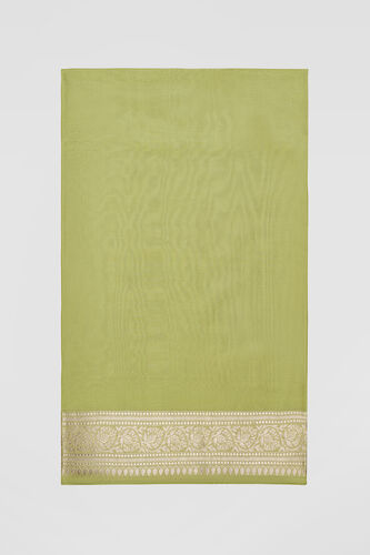 Jahanara Benarasi Silk Gota Patti Saree, Lime, image 7