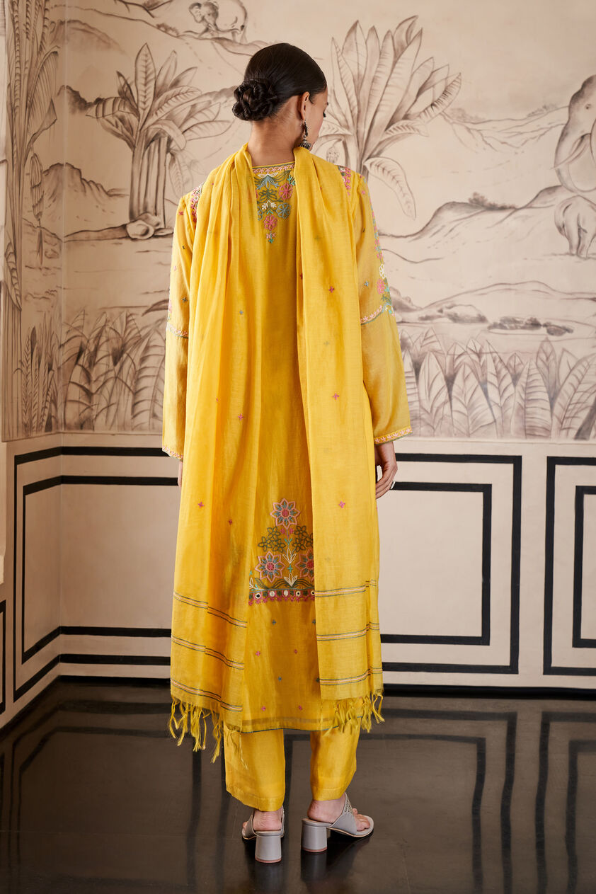 Izna Suit Set - Yellow, Yellow, image 3