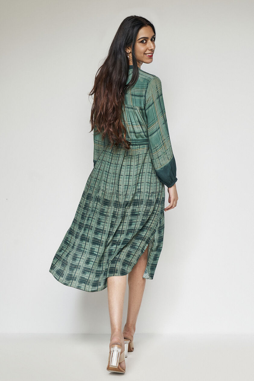 Lara Dress - Green, Green, image 3