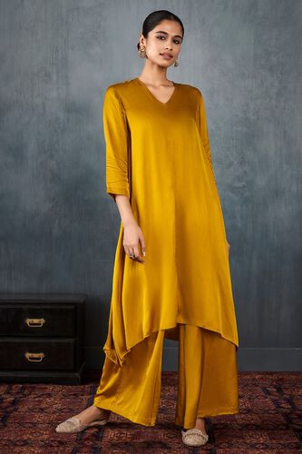 2 - Eshni Kurta Set &ndash; Mustard, image 2