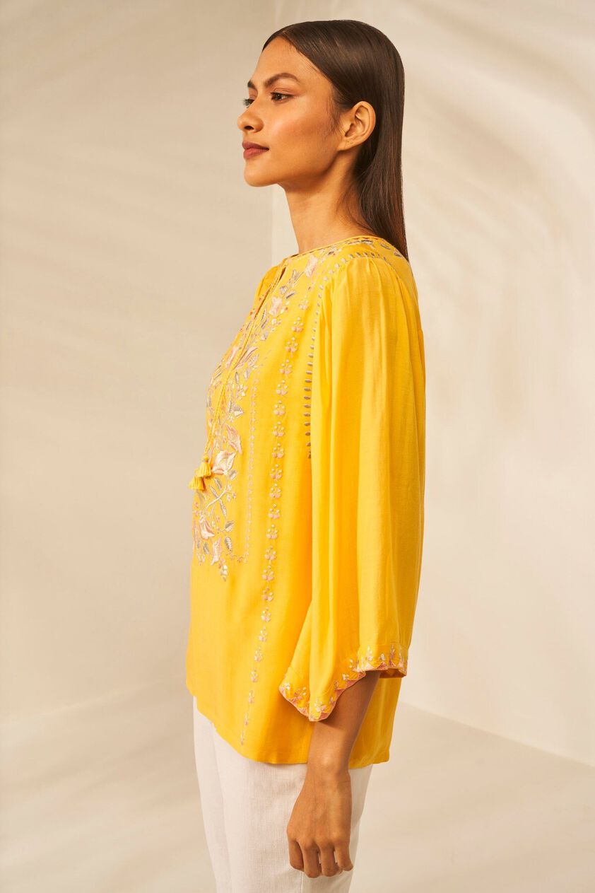 2 - Hollie Top - Yellow, image 2