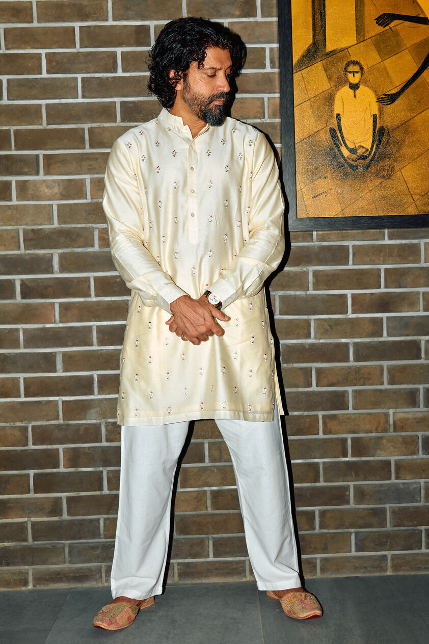 Aabhav Kurta - Off White, , image 2