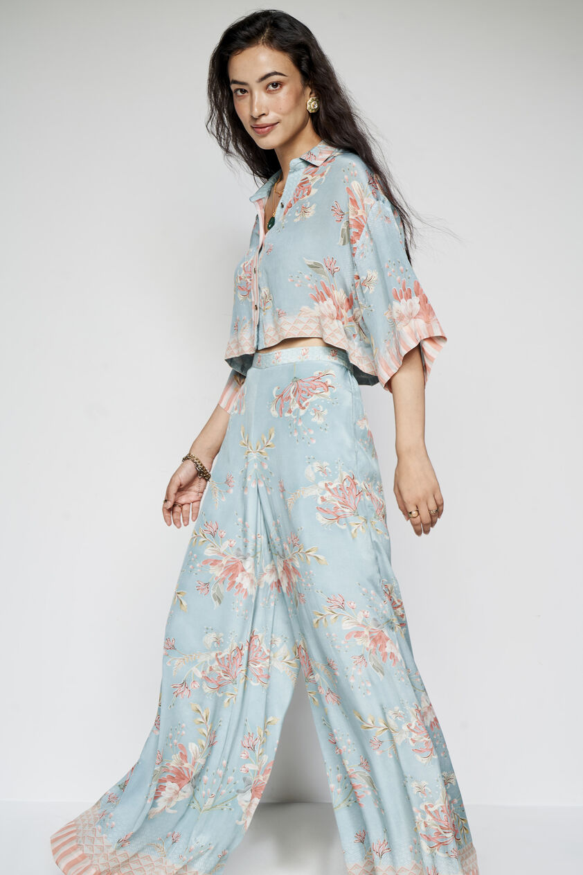 Elia Coord Set - Powder Blue, Powder Blue, image 4