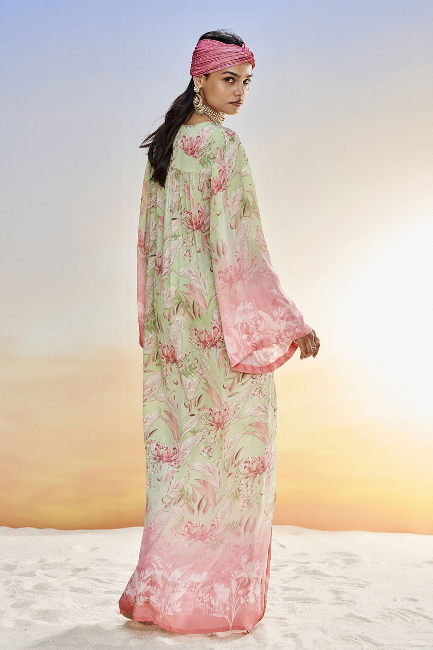 Aneeza Kaftan - Green, Green, image 2