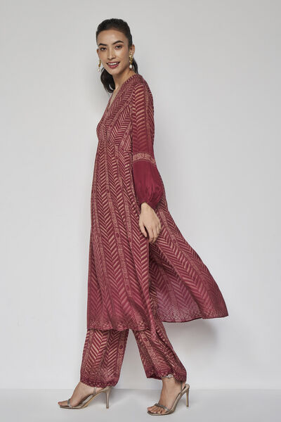 Claret Coord Set - Wine