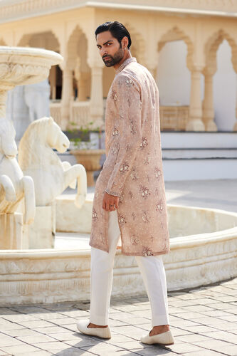 Simal Silk Kurta - Pink, Pink, image 2