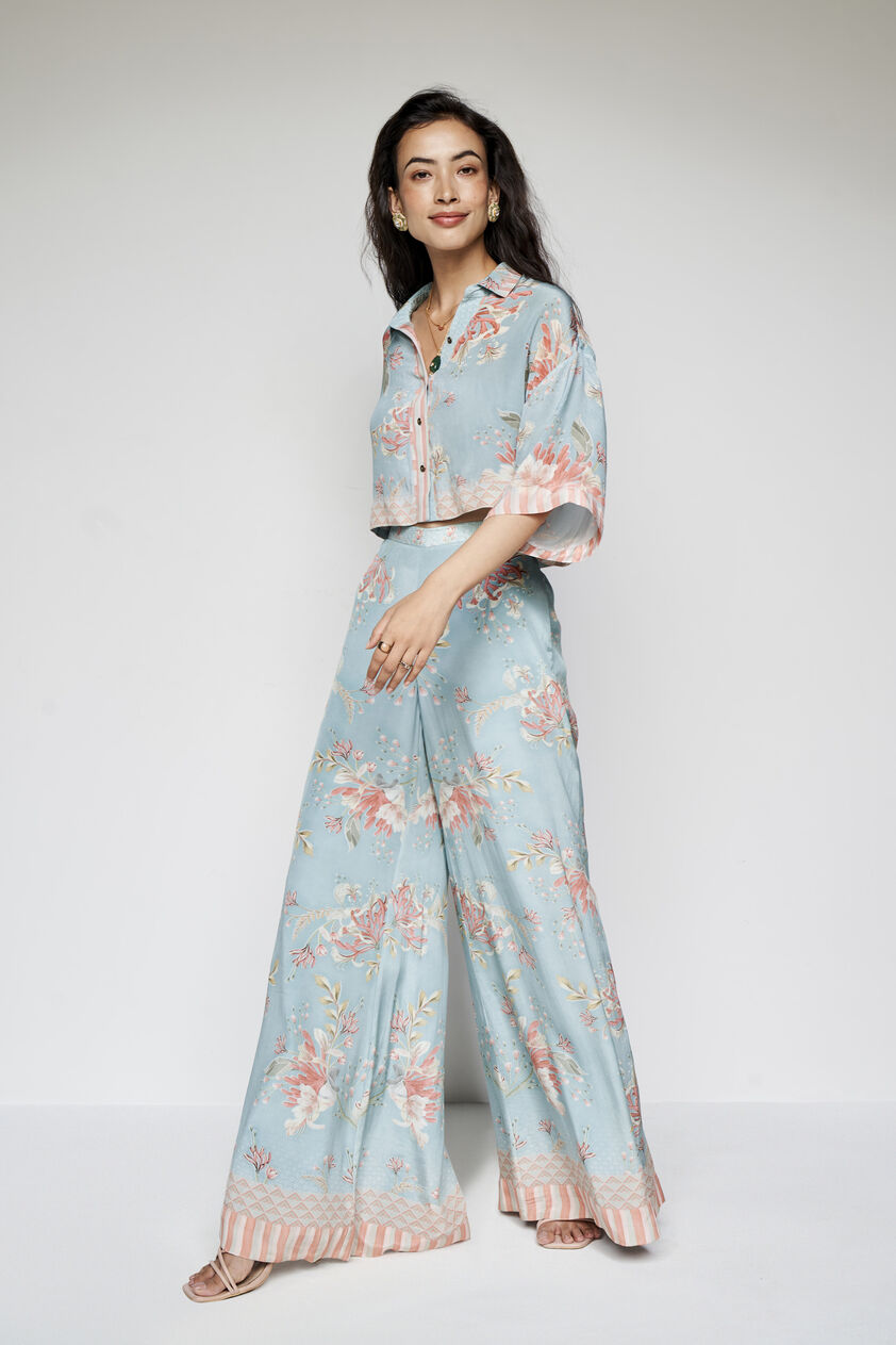 Elia Coord Set - Powder Blue, Powder Blue, image 3