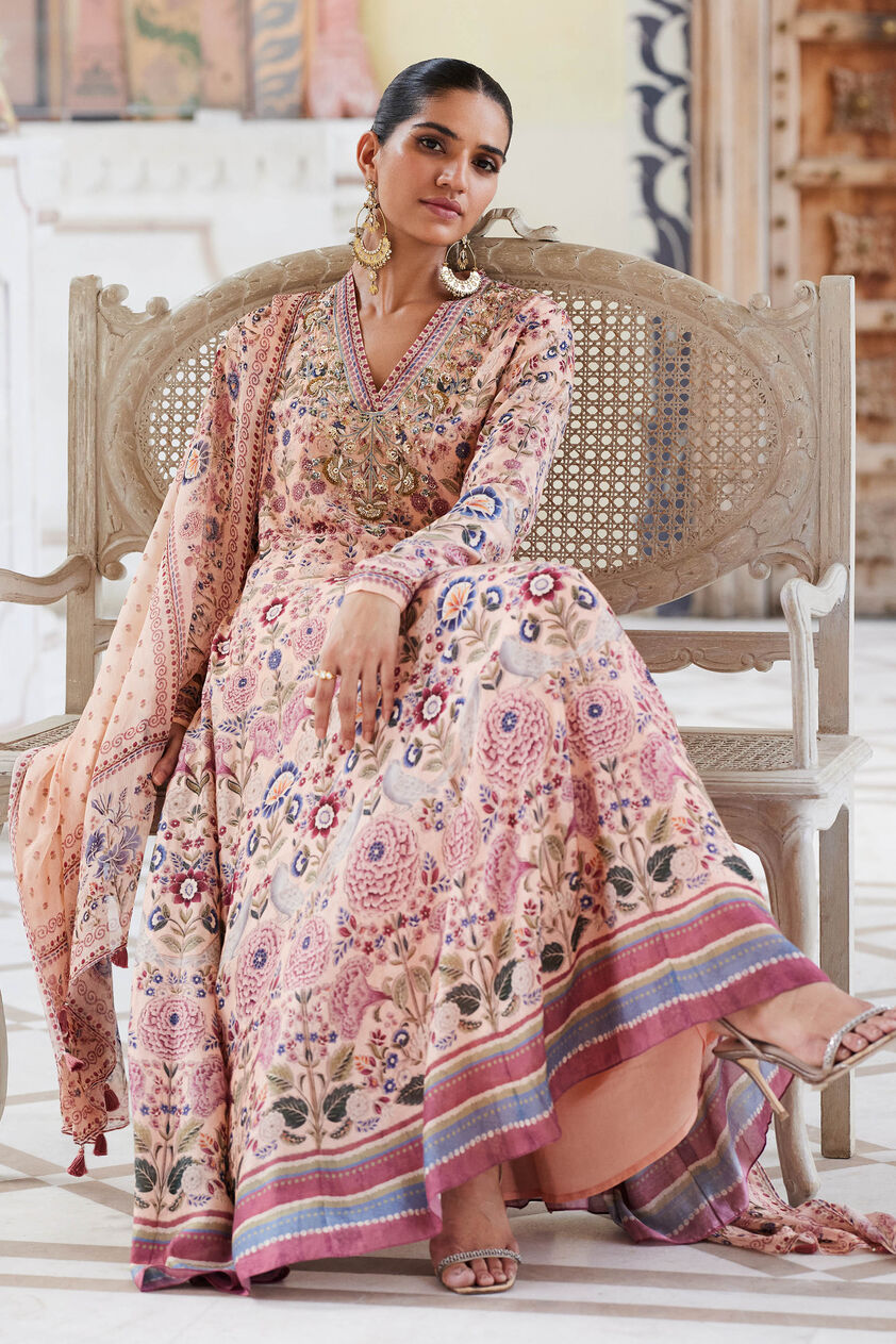 Izana Zari Suit Set - Peach, Peach, image 4