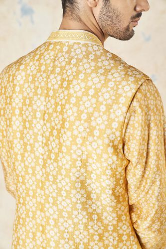 Udyan Nehru Jacket - Mustard, Mustard, image 5