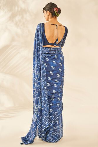 3 - Kaiya Saree - Indigo, image 3