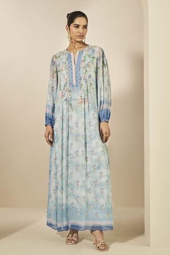 Dayflower Kaftan - Blue, Blue, image 1