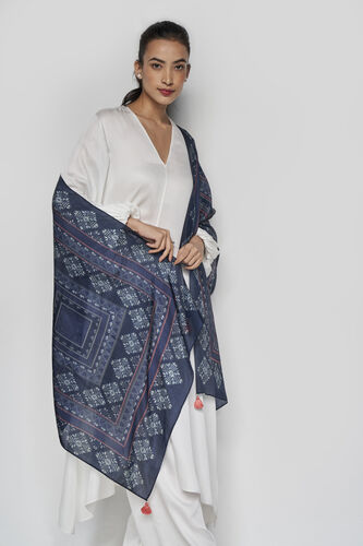Malvasia Stole - Blue, Blue, image 2