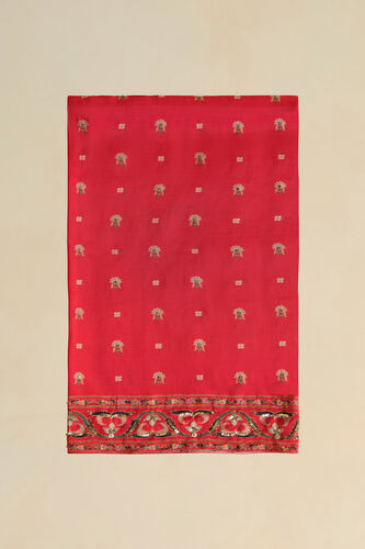 Nooraya Sequin Saree, Red, image 6