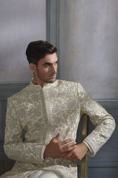 Chayank Sherwani - Beige