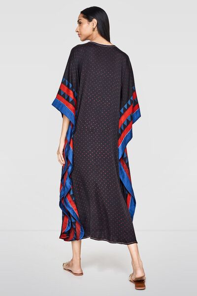 Dotted Ajrakh Kaftan