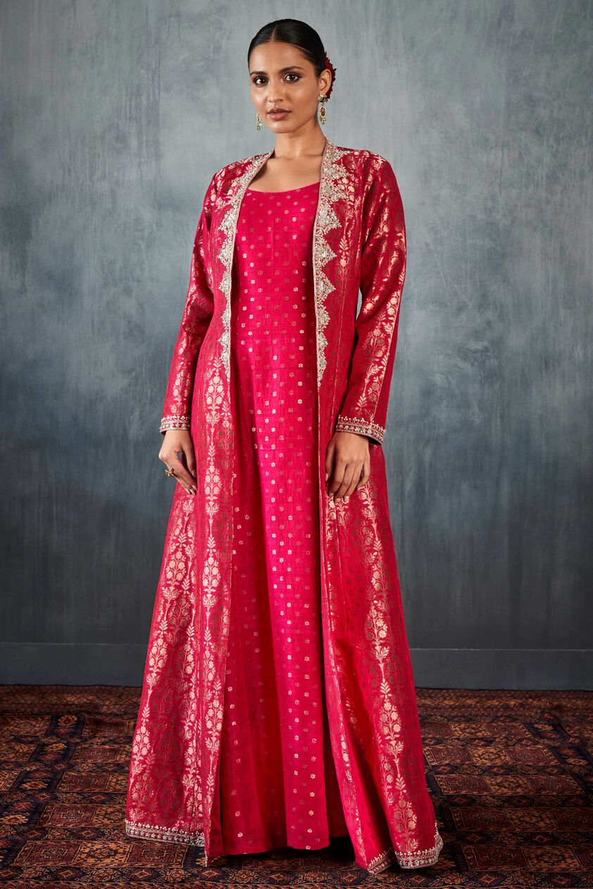 1 - Selena Jacket Set - Red , image 1