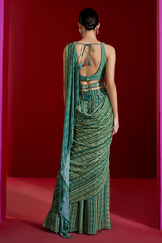 Phaedra Saree - Green, Green, image 4